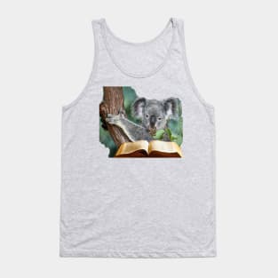 KOALA READING THE BIBLE Tank Top